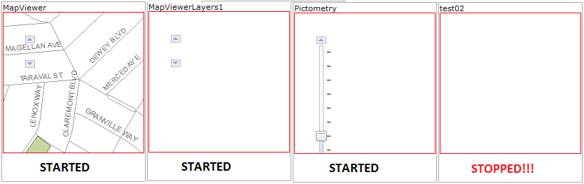 example of map server status